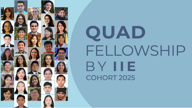 本学学生が「日米豪印（Quad）フェローシップ」においてJapan-basedクアッドフェローとして就任