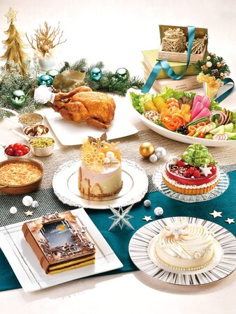 【ロイヤルパークホテル】クリスマスケーキ＆ホームパーティーディッシュ2025、10/1よりご予約受付開始