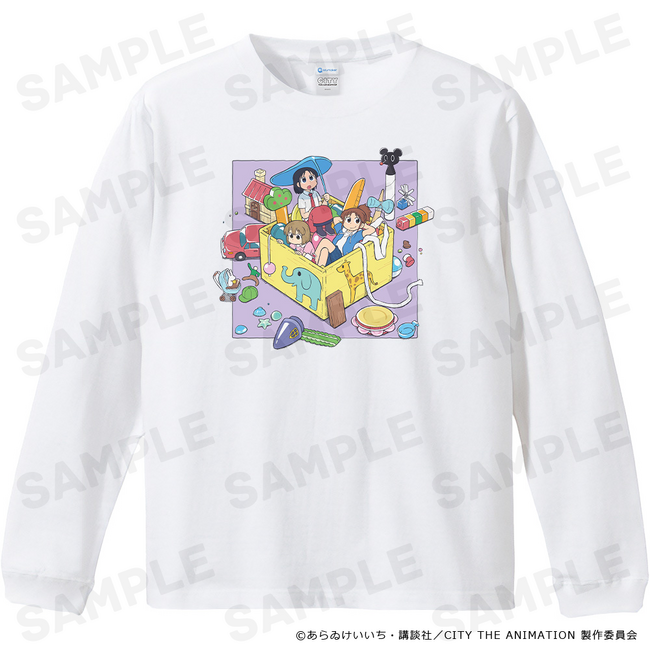TVアニメ『CITY THE ANIMATION』リブ付ロングスリーブTシャツ、Tシャツ、B2タペストリー、キャラクターラバーマット、トートバッグ、MOKUスタなどの受注を開始しました！