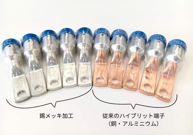 GBP、ハイブリッド端子に錫メッキオプションを追加～電気接触性能の向上、電蝕リスクの低減～