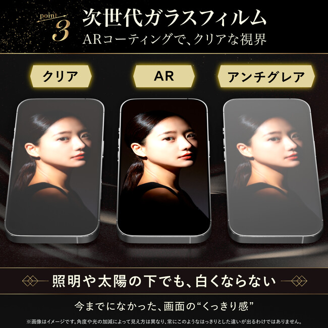 【透明感にこだわるアナタに】NEWタイプ - AR(アンチリフレクション) - ガラスフィルム登場！iPhone17/17 Pro/17 ProMax/Air用保護フィルム「モンスターフィルム」