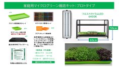 プロ品質のマイクログリーンを自宅でたのしめる！家庭用栽培キットがにCAMPFIREで9月中旬に先行予約開始