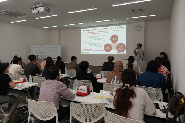 【開催報告】株式会社前川製作所・守谷工場にて、ASEAN事務局主催工場見学会を実施