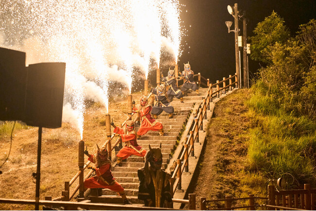 【北海道登別市】20周年を迎える伝統の火柱【地獄の谷の鬼花火】毎週木曜日開催、9月25日いよいよフィナーレ！