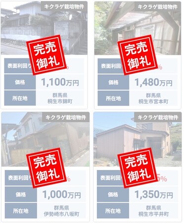 クールコネクト、空き家活用の「収益不動産」第一弾シリーズがリリース2週間で全件完売