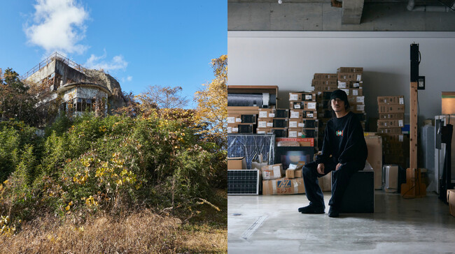 アーティストYOSHIROTTEN、採石場跡地エリアのユニークな建築を活用した常設インスタレーション作品を発表。2025年秋に開業予定