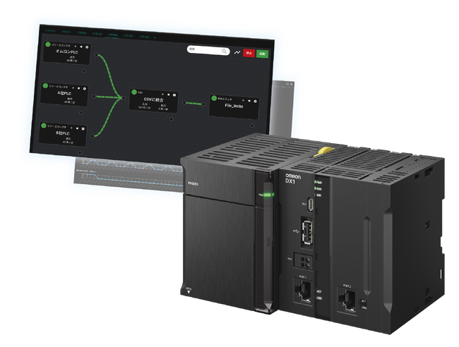 製造現場のデータ利活用を加速させるエッジコントローラ、Sysmac-Edge「データフローコントローラDX1」発売