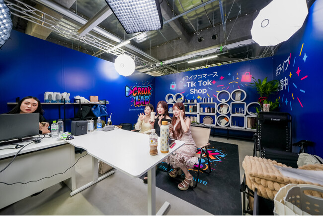 TikTok Shopに特化した国内初・最大級のライブコマース専用拠点