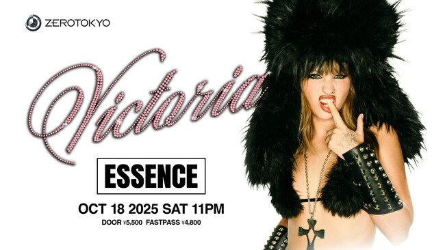 9月6日ESSENCEで出演キャンセルとなったVictoriaの振替公演が10月18日(土)に決定！！