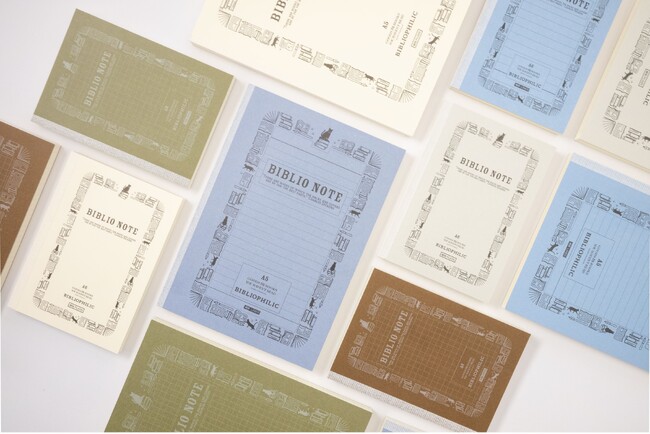 【BIBLIOPHILIC】「Stationery with Reading」シリーズから人気ノート「BIBLIO NOTE 横罫」が新登場