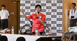 「マイナビ ツール・ド・九州2025」開催地で杉浦佳子選手の講演会を実施！「チャレンジする勇気」～失敗の数だけ成功に近づく～