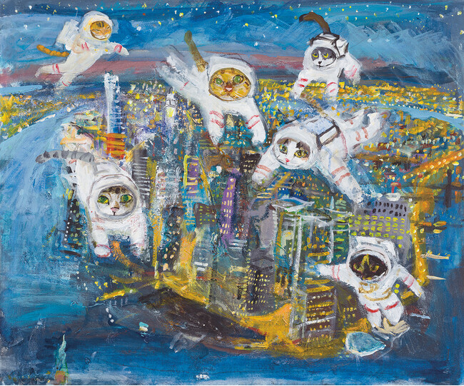 【今秋も猫たくさん】久下貴史　原画・版画展～マンハッタナーズの猫たち～マンハッタナーズでも知られる久下氏の希少な直筆作品やジクレー版画を各会場にて一堂に展示販売。
