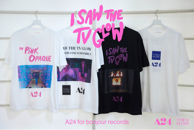 A24 for bonjour records『I Saw The TV Glow』Exclusive T-shirt