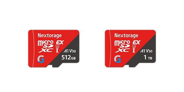 microSD Expressメモリーカード [GシリーズEX] 512 GB、1 TBモデル発売のおしらせ