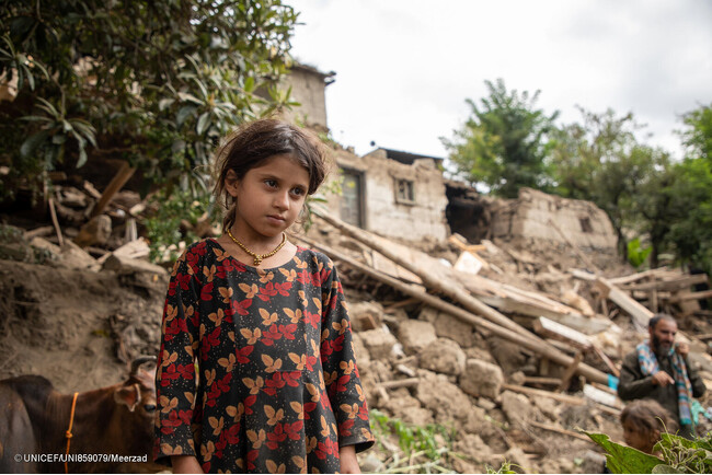 アフガニスタン東部地震　ユニセフ、半年間の支援計画を立ち上げ　子ども21.2万人超を含む40万人を支援 【プレスリリース】