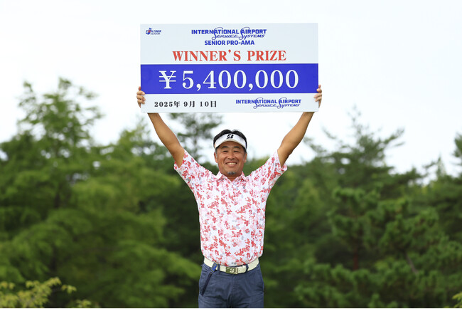 岩本高志 ブリヂストンゴルフのボールで国内シニアツアー２勝目！