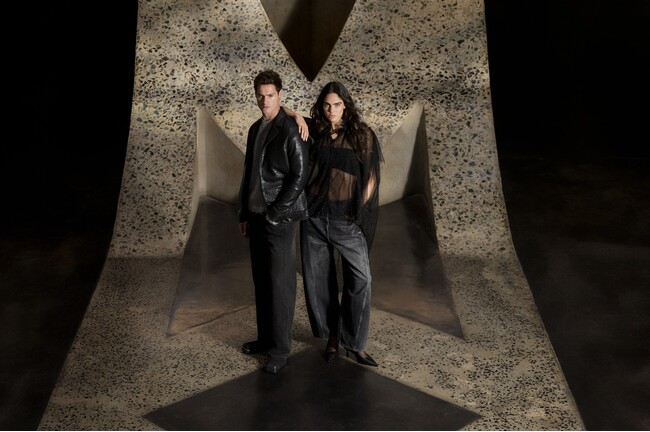 オールセインツ AW2025 COLLECTION 英国ファッション・ラグジュアリー・ブランド　ショーケース2025にて展示