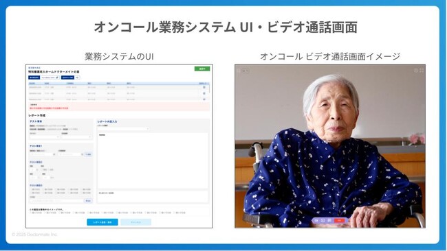 ドクターメイト、介護施設向け「夜間オンコール代行サービス」にビデオ通話機能を正式リリース