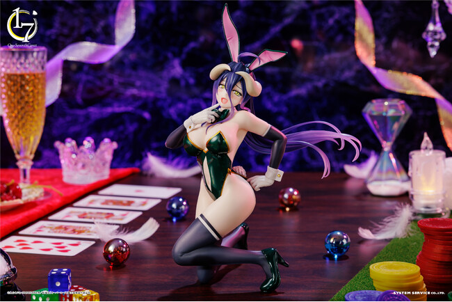 システムサービスの新たなフィギュアブランド「One-Seventh Carat」から「オーバーロード アルベド バニーVer.」が2025年9月に登場！