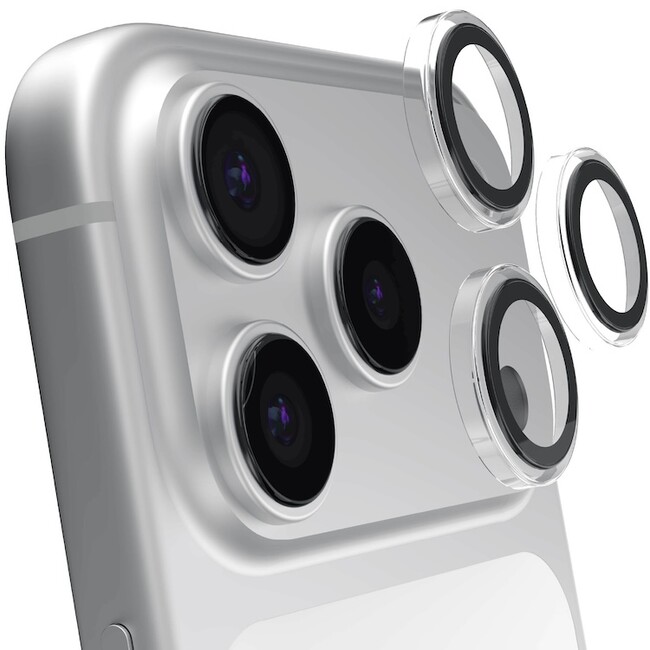 【ゴーステック 9H強化ガラス カメラレンズ保護ガラス 】iPhone 17 シリーズの大型カメラレンズを強化ガラスでしっかり保護。インストールキット付属で、サッと装着してすぐにレンズを保護。