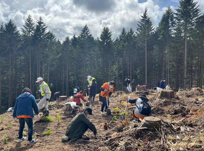 ９月２０日（土）第２回「北海道興部町植樹」を実施