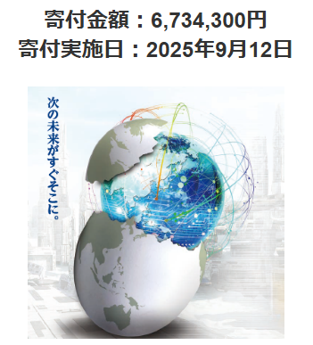 『世界新時代株式ファンド（予想分配金提示型）/（資産成長型）愛称：World Change』に関連した寄付の実施について