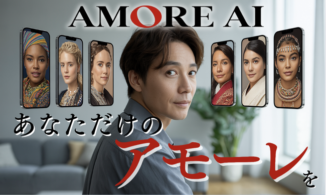 あなたの最愛のアモーレ、つくります。『AMORE AI』で、“あなた専用の英会話スピーキングAI”を開発する新プログラム構想を発表！