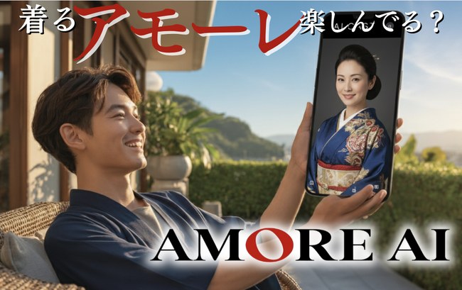 体にまとうアモーレ、着物。英語で“愛を紡いだ民族衣裳”を語る対話型プログラム『AMORE着物』を発表。