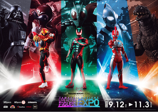 東京・秋葉原の直営店にてライブアクションフィギュアの祭典が開催中！「TAMASHII NATIONS LIVE ACTION FIGURE EXPO」