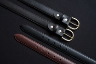 革工房MUNEKAWA、2種類の上質レザーで作るレザーベルト「Brass」をリニューアル販売開始