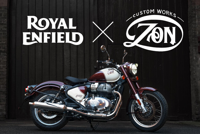 ロイヤルエンフィールドがCUSTOM WORKS ZONとコラボレーション「CLASSIC 650」ベースのカスタムバイクをヨコハマ・ホットロッド・カスタムショー2025で発表