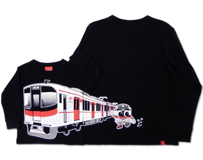 山陽電車キャラクター「ろっくん」×OJICO新作長袖Tシャツが先行販売で登場!