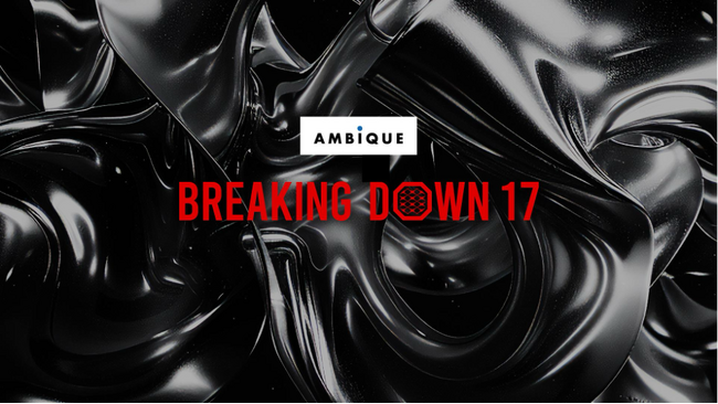 『AMBiQUE presents BreakingDown17』の対戦カードを都内実施の記者会見で発表！