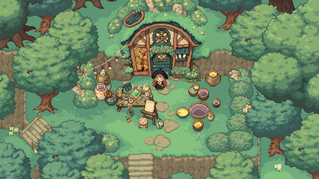 PC向けゲーム『Little Witch in the Woods』正式版がSteamにてリリース！