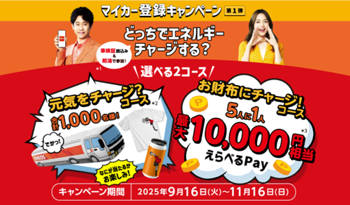ENEOS公式アプリの会員数が1,800万人を突破！～「マイカー機能」登録で、最大10,000円相当のポイント等が抽選で当たるキャンペーン実施～