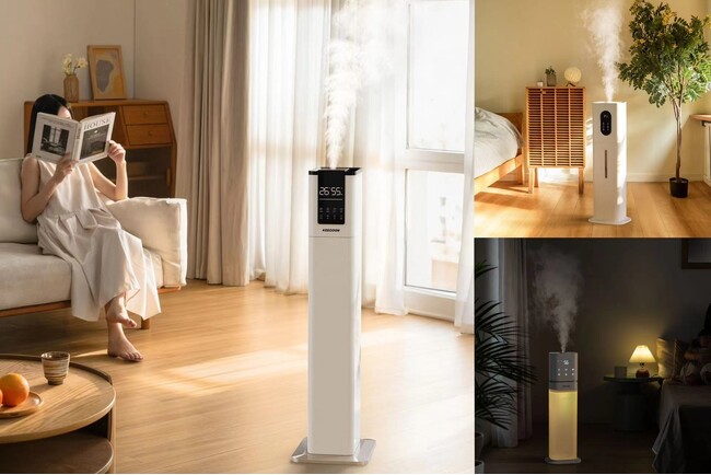 KEECOON 大容量タワー式加湿器シリーズ 好評発売中!