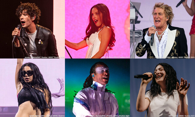 イギリスで開催された世界最大級の野外音楽フェスティバル「グラストンベリー・フェスティバル 2025」を、計6時間のボリュームでWOWOW独占放送・配信！