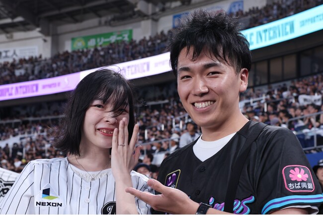 「一生幸せにします！」～銀座ダイヤモンドシライシ、ZOZOマリンスタジアムで感動のサプライズプロポーズを応援！