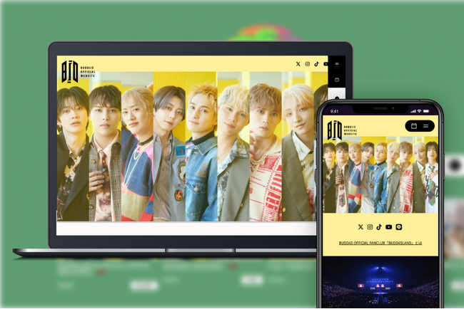 新進気鋭のダンスボーカルグループ・BUDDiiSのオフィシャルサイト＆ファンクラブをリニューアルオープン！