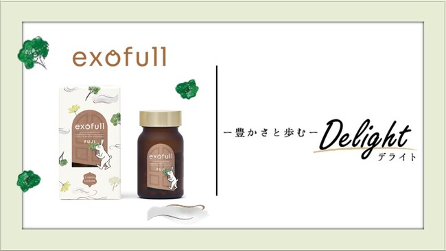 アカデミア発！TIME TRAVELER社、パセリ由来エクソソームサプリメント「exofull FUJI」をECサイト「-豊かさと歩む-Delight（デライト）」にて取り扱い開始