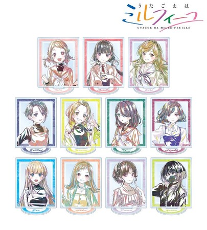 TVアニメ「うたごえはミルフィーユ」のトレーディング Ani-Art アクリルスタンドなどの受注を開始！！アニメ・漫画のオリジナルグッズを販売する「AMNIBUS」にて