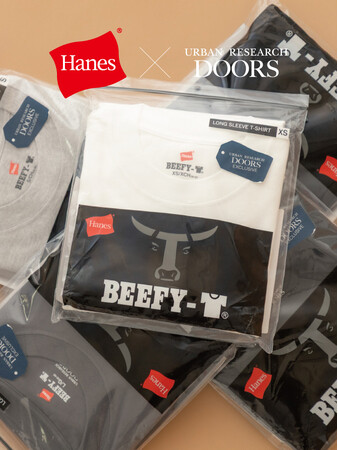 Hanes × URBAN RESEARCH DOORS 型から製作した別注BEEFY-Tが発売開始！