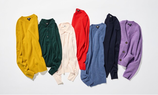 「いいニットを、みんなの毎日へ。」多彩な色と素材、高品質で肌ざわりのよいこだわりニット。