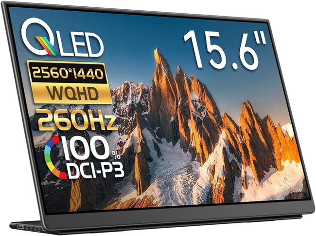 【新発売】Nintendo Switch 2対応！ドック不要・ケーブル1本接続で表示可能なモバイルモニター「LQHG-156PW/NW」＜EHOMEWEI＞