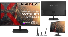 JAPANNEXTが23.8インチ IPSパネル搭載 USB-C(最大65W)給電対応のWQHD液晶モニターを27,980円で9月18日(木)に発売 JAPANNEXTが23.8インチ IPSパネル搭載 USB-C(最大65W)給電対応のWQHD液晶モニターを27,980円で9月18日(木)に発売