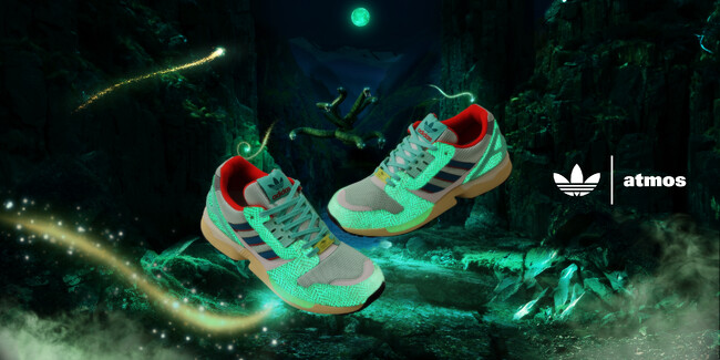 「atmos」と「adidas Originals」の名作別注シリーズ”ZX 8000 G-SNK”の11作目が登場