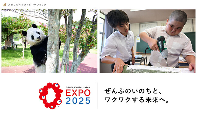 ジャイアントパンダのキャラクター「すみれ」が２０２５年大阪・関西万博に登場！未来を灯す竹あかりの前で １００年後の未来について一緒に考えよう