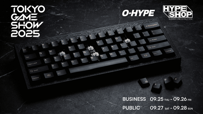 O-HYPE、HYPESHOPが東京ゲームショウ 2025に初出展