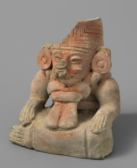 (Photo_01)彩色人物座像 オアハカ地方 6世紀~8世紀 林屋コレクション (Photo_01)彩色人物座像 オアハカ地方 6世紀~8世紀 林屋コレクション