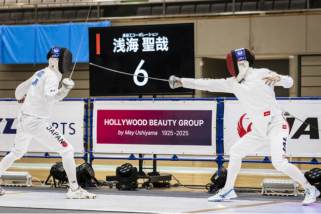 加納虹輝杯2025 KANO KOKI CUP2025 協賛。美容と健康を贈る創業100年のハリウッドがフェンシングとアスリートを通じた地域活性を応援。
